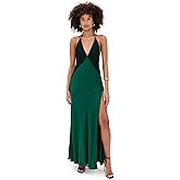 BARDOT Women's Estrella Halter Maxi Dress