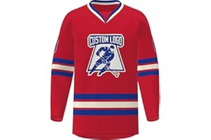 Custom Hockey Jersey Practice Jerseys Stitched/Printed Name Number,Personanlized Sports Uniform for Men/Youth/Women