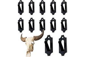 Voittozege European Mount Skull Hanger 12 Pcs Deer Skull Mount European Style Deer Head Hanger, Skull Mount for Indoor Outdoo