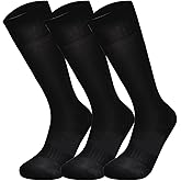 Marchare Boys Soccer Socks Toddler Football Socks Knee High Solid Sports Socks For Boys Girls