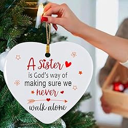 Sister Christmas Ornament 2025, Sister Gifts for