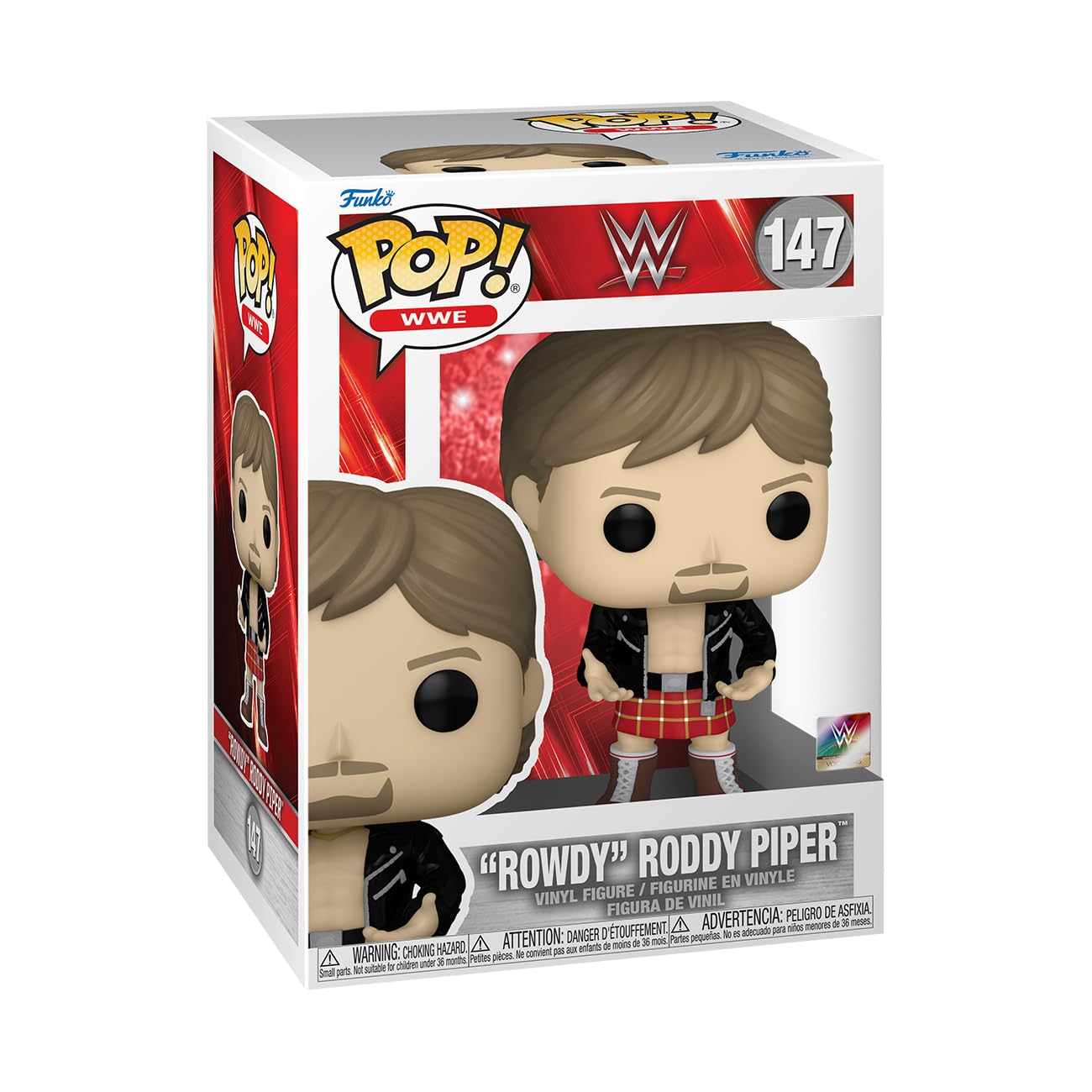Funko Pop! WWE: Rowdy Roddy Rowdy Piper Piper - Collectable Vinyl Figure - Gift Idea - Official Merchandise - Toys for Kids & Adults - Sports Fans - Model Figure for Collectors and Display