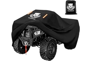 ClawsCover ATV Cover Waterproof Outdoor Heavy Duty 89 Inch Fadeless 420D Oxford Cloth Quad ATC 4 Wheeler Covers All Season All Weather UV Protection for Polaris Can am Kawasaki Yamaha Suzuki Honda