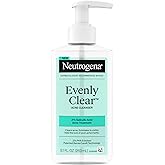 Neutrogena Evenly Clear Acne Cleanser with 2% Salicylic Acid & 2% PHA Exfoliant, Gentle Foaming Face Wash Clears Clogged Pores & Blackheads While Visibly Fading Look of Post-Acne Marks, 9.1 fl. oz