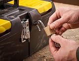 Stanley Toolbox with Metal Latch 16 in 2 Lid Organisers Removable Tote Tray view 2
