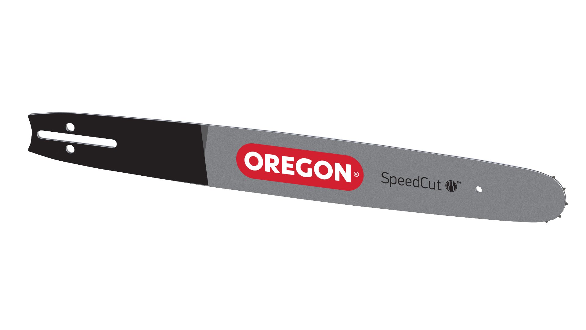 Oregon 160TXLBK095 0.325-Inch Pitch 40 cm Length 1.3 mm Gauge 10 Tooth Nose "SpeedCut" Professional Chainsaw Guide Bar with K095 Motor Mount - Black/Grey