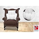 Lancashire Textiles Soft Anti-Bobble Microfleece Multi-Purpose Back Rest Lumbar Support Pillow Cushion