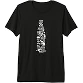 Coca-Cola Collectable Logo Silhouette Filled Coke Bottle Premium Tri-blend T-Shirt