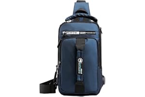 Generic Daily Deals of The Day Today Only, Sling Bag for Men Women, Shoulder Backpack Chest Bags Hiking Daypacks, Blue