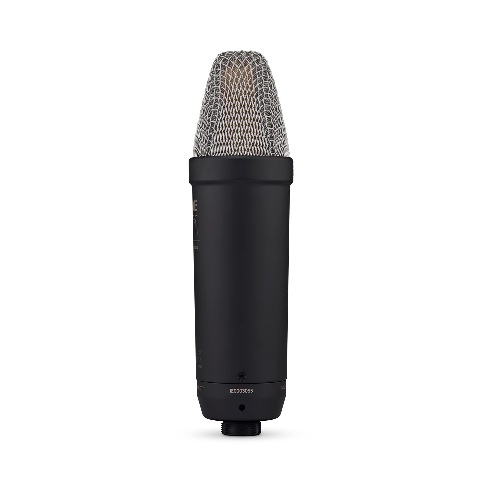 RØDE NT1 5th Generation Large-diaphragm Studio Condenser Microphone with XLR and USB Outputs, Shock Mount and Pop Filter for Music Production, Vocal Recording and Podcasting (Black)