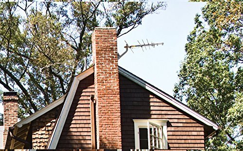 RCA Compact Outdoor or Attic Yagi HD TV Antenna with Super Long 75 Mile Range – Digital OTA Antenna for Clear VHF & UHF Reception, NexGenTV ™ Compatible, Supports 4K/8K 1080p TVs