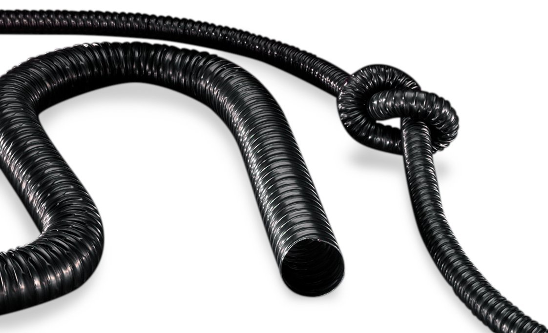 NORRES 32200601003-0000001000 PROTAPE PE 322 EC Hose, Black, 10m