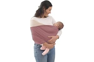 Kloovete Baby Wrap Carrier, Reversible Bonding Comforter, Soft & Stretchy Baby and Infant Sling, Perfect Baby Carrier Wrap Sling for Newborn and Infant up to 35 lbs.