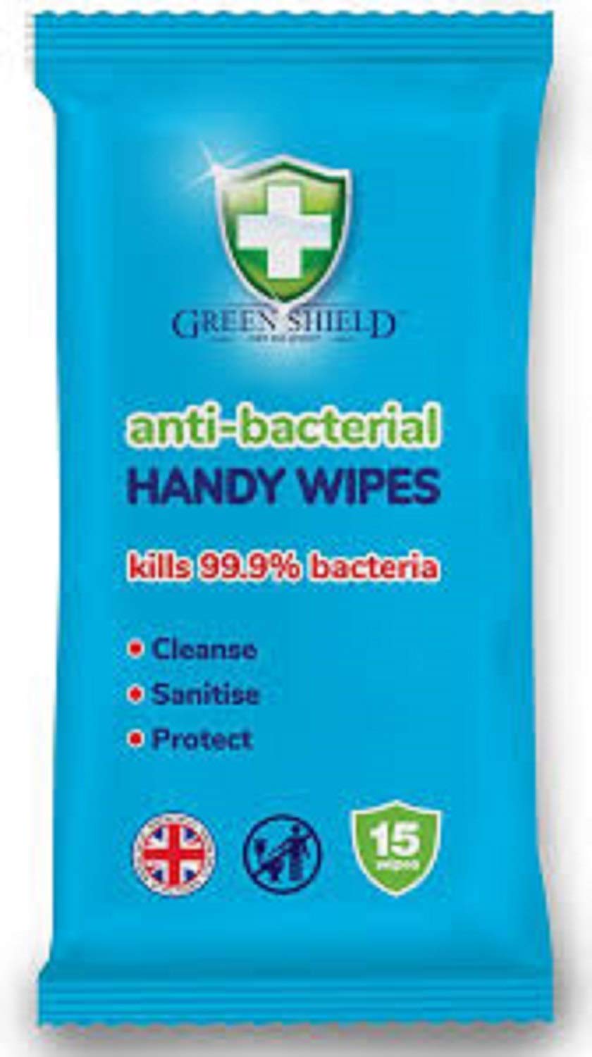 1X Pack GreenShield 15 Household Surface Cleaning Wipes …