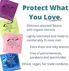 GLYDE Assorted Flavored Ultra Thin Condoms - 10
