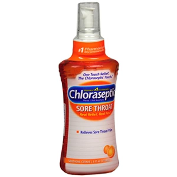 CHLORASEPTIC SORE THROAT SPRAY, CITRUS, 6 FL OZ, 1 BOTTLE