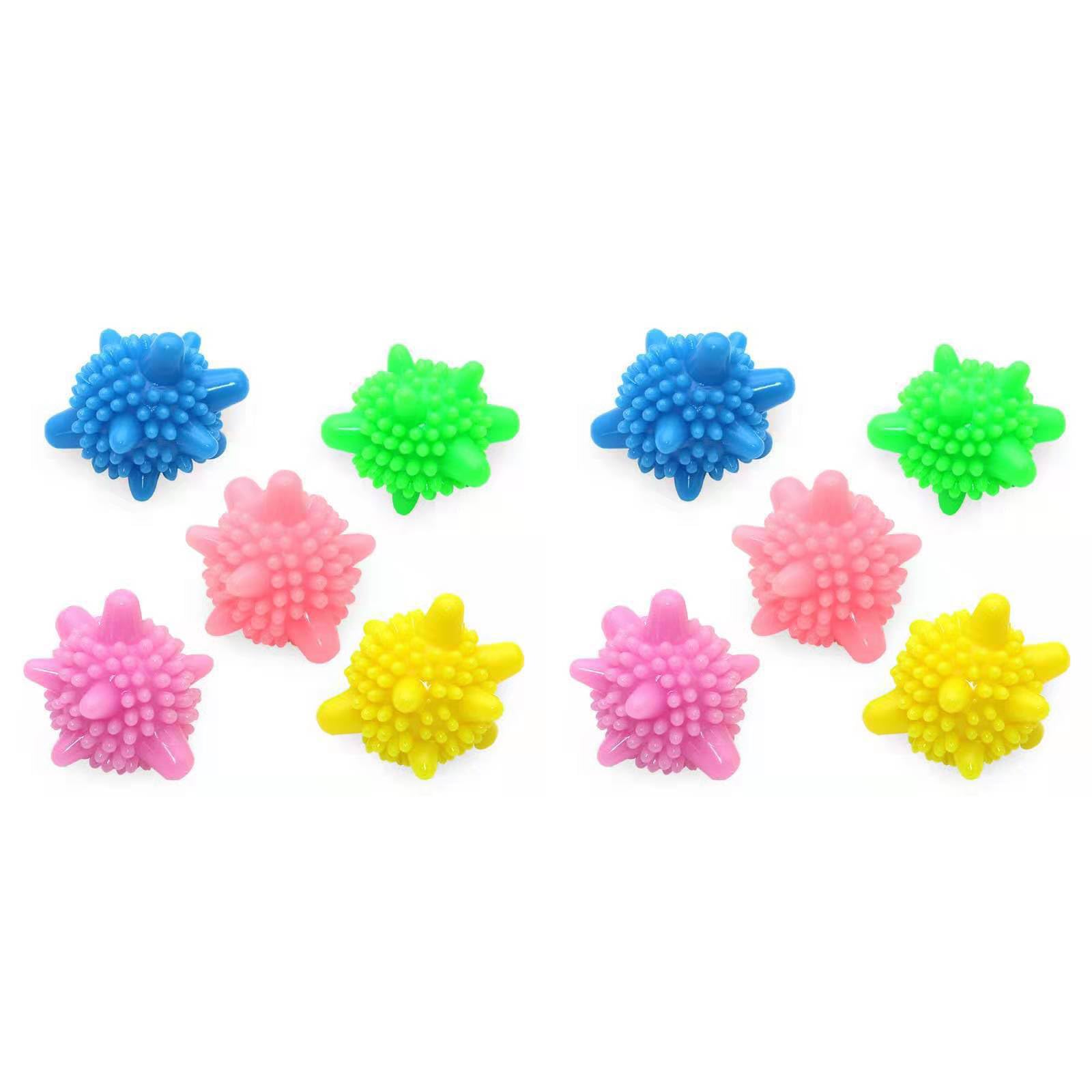 iSuperb 10 PCS Dryer Balls Set Tumble Dryer Balls Pack of 10，Laundry Balls for Tumble Dryer Reusable Dryer Balls for Home Clothes Cleaning