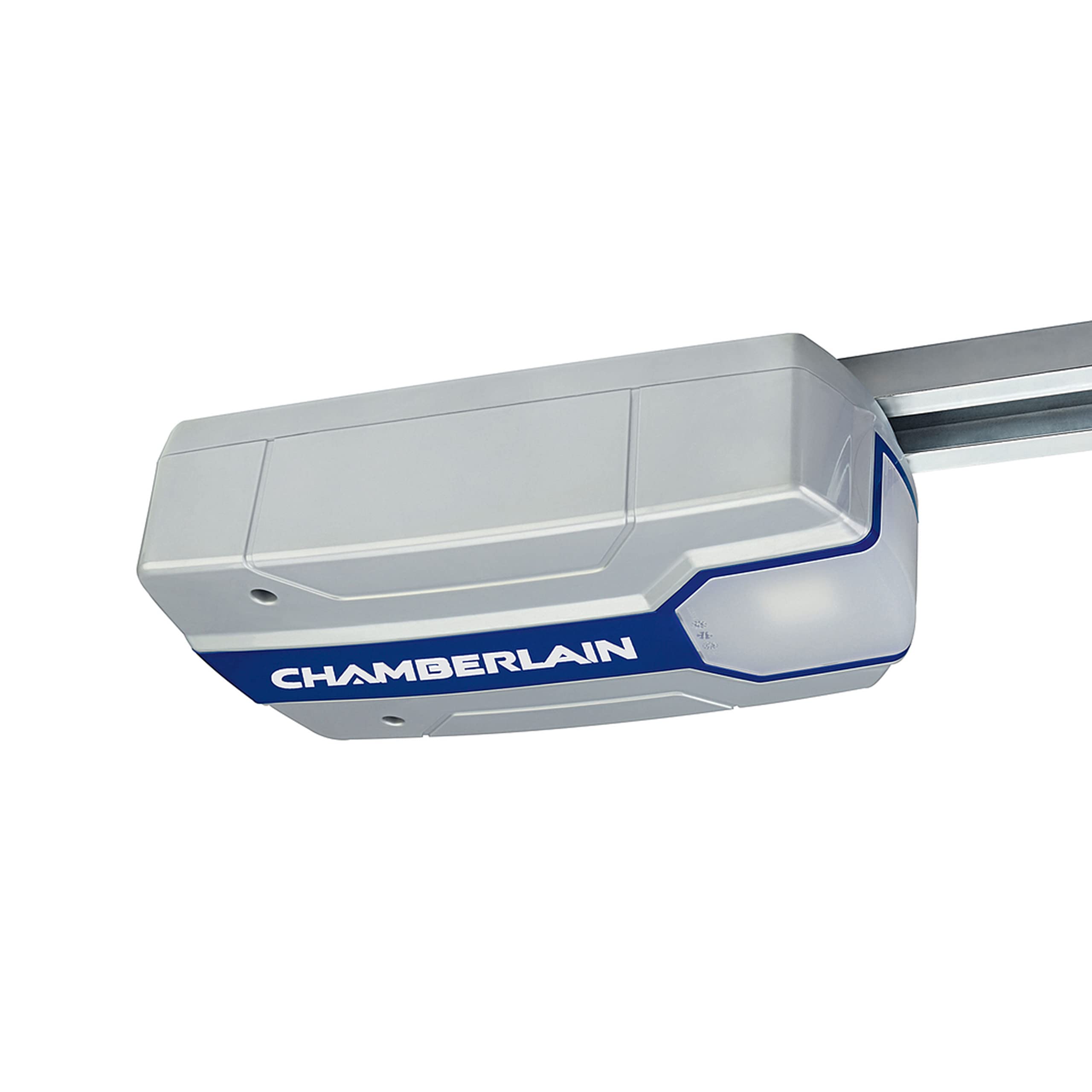 Chamberlain ML1000EVGB Premium Garage Opener, White, 1000N Toothed Belt Drive, sectional Overhead Door incl. 2 Remote Controls