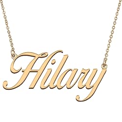 HUAN XUN Customized Custom Simple Any Name Necklace