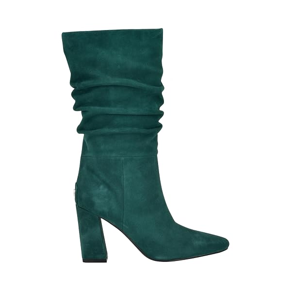 GUESS WOMEN’S YEPPY BOOT, GREEN SUEDE 310, 7