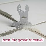 XXGO 4 Pcs Diamond Multitool Grout Removal Blades XG4001SU 1/8" view 4