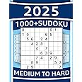 1000+ Sudoku Puzzles for Adults: Medium to Hard Sudoku Puzzles with Detailed Step-by-step Solutions and Hints When You Get Stuck (SENIORTASSE PUZZLE MASTERY)
