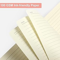 CAGIE Lined Journal Notebook, 320 Pages College