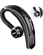 Mpow Auricolare Bluetooth 4.1 con CVC 6.0 Microfono, CSR Chip e Catturare Voce Chiara, 4 Tasti, Cuffia Bluetooth Senza Fili Regolabile 180°