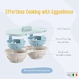 Clove Microwave Egg Poachers 2 Pack BPA Free Dishwasher Safe Egg Cooker with Lid view 8