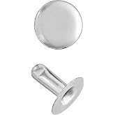 Tandy Leather Rapid Rivets Medium Antique Nickel Plate 100/pk 1273-16