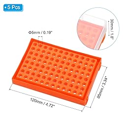 PATIKIL 96 Wells PCR Tube Rack for 0.2ml Test