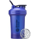 BlenderBottle Classic V2 Plastic Shaker Bottle 20 oz Reflex Blue