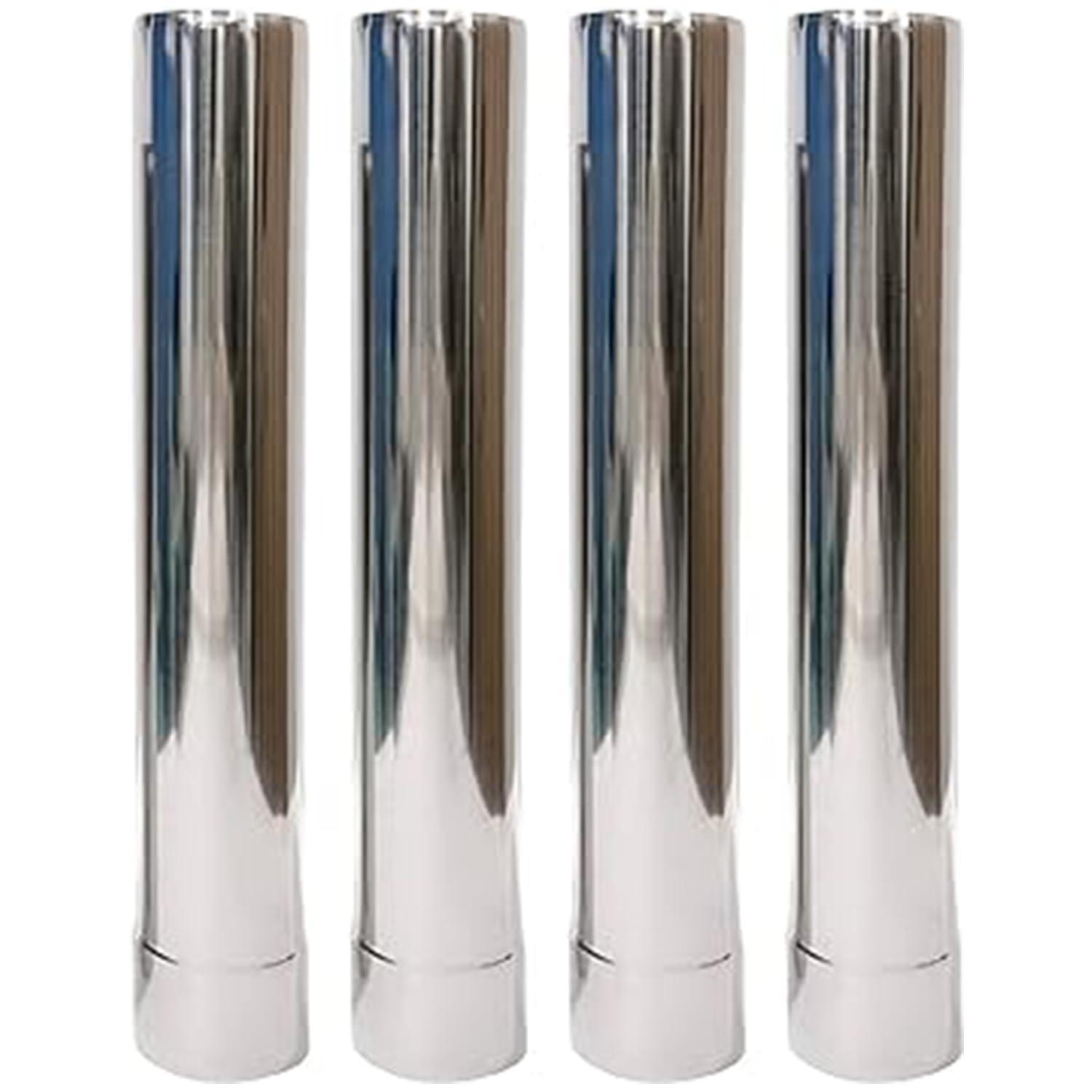 Stove Pipe for Camping 2.36 Inch Stainless Steel 4 Stove Pipe 14.2"/ 36cm Thickened Tent Stove Chimney TAISOCA Stainless Steel Stove Chimney