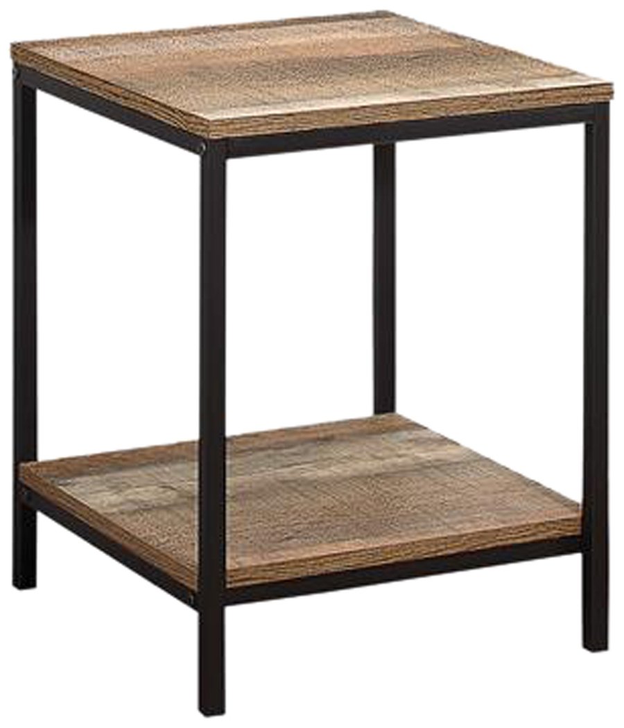 Birlea Urban Lamp Table, Wood, Rustic