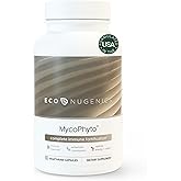 EcoNugenics MycoPhyto Complex: Mushroom Supplement for Intensive Immune Support – 60 Capsules – Includes Turkey Tail, Reishi, Cordyceps, Maitake & More – Energy, Gut Health & Nootropic Brain Support