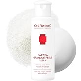 Cell Fusion C Papaya Granule Peels Ultra, Powder Face Wash for Sensitive Skin with Papaya Enzyme, Clarifies and Cleanses for Smoother, Even skin, 1.76 oz