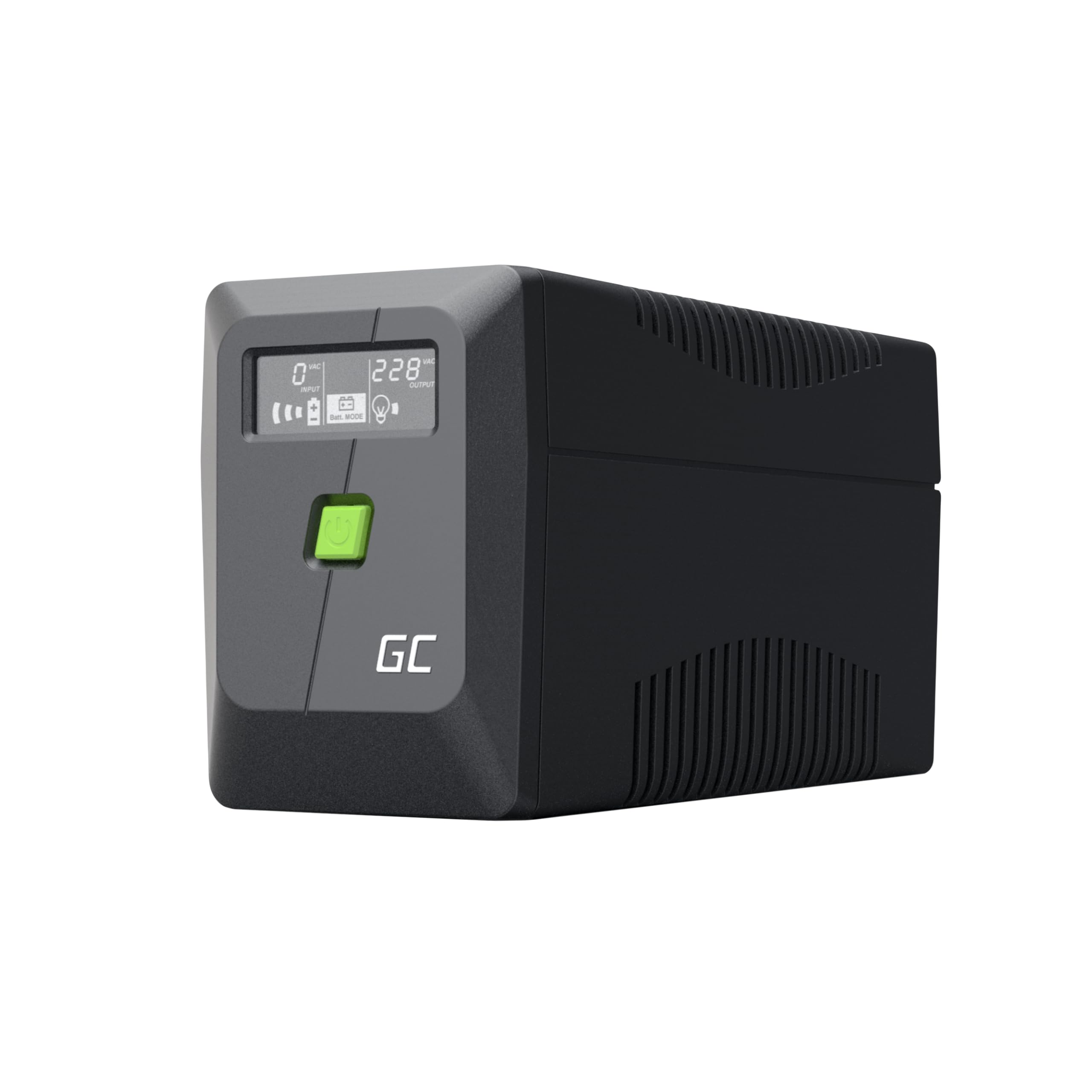 Green Cell PowerProof USV 650VA 360W, LCD-Display, 12V/7Ah Akku 3