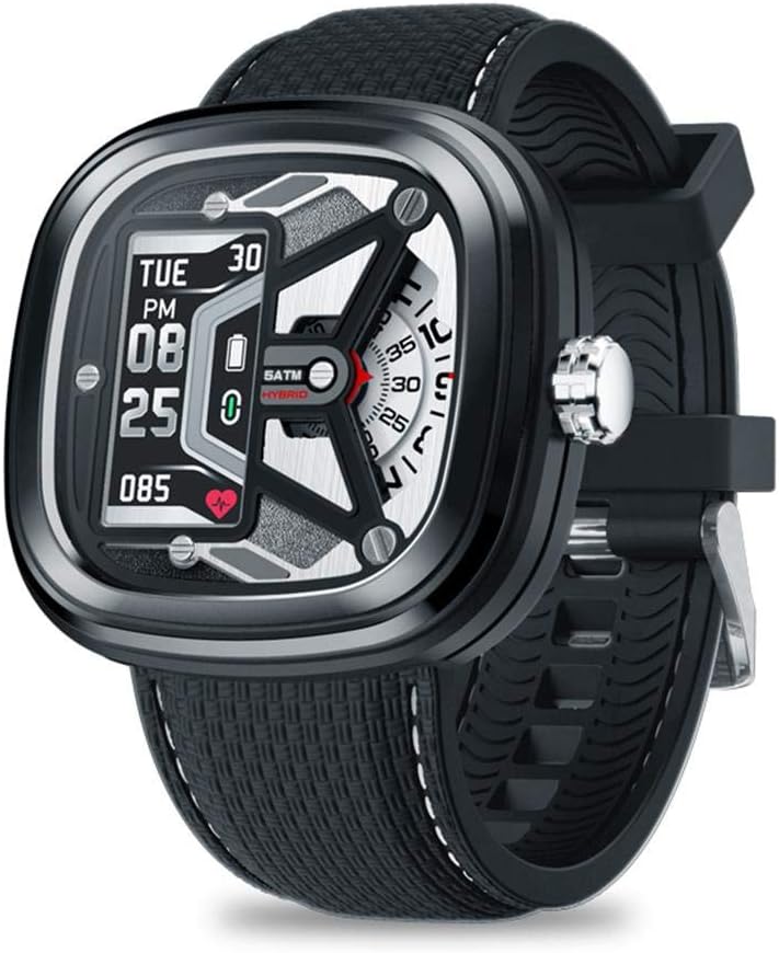 Zeblaze Hybrid 2 Smart Watch Latest Model 3D Pedometer Watch,Calories Burned Monitor, BT V4.0, 100 MAh Battery, Alarm Clock,Stopwatch,Remote Camera,Call Reminder,Findphone