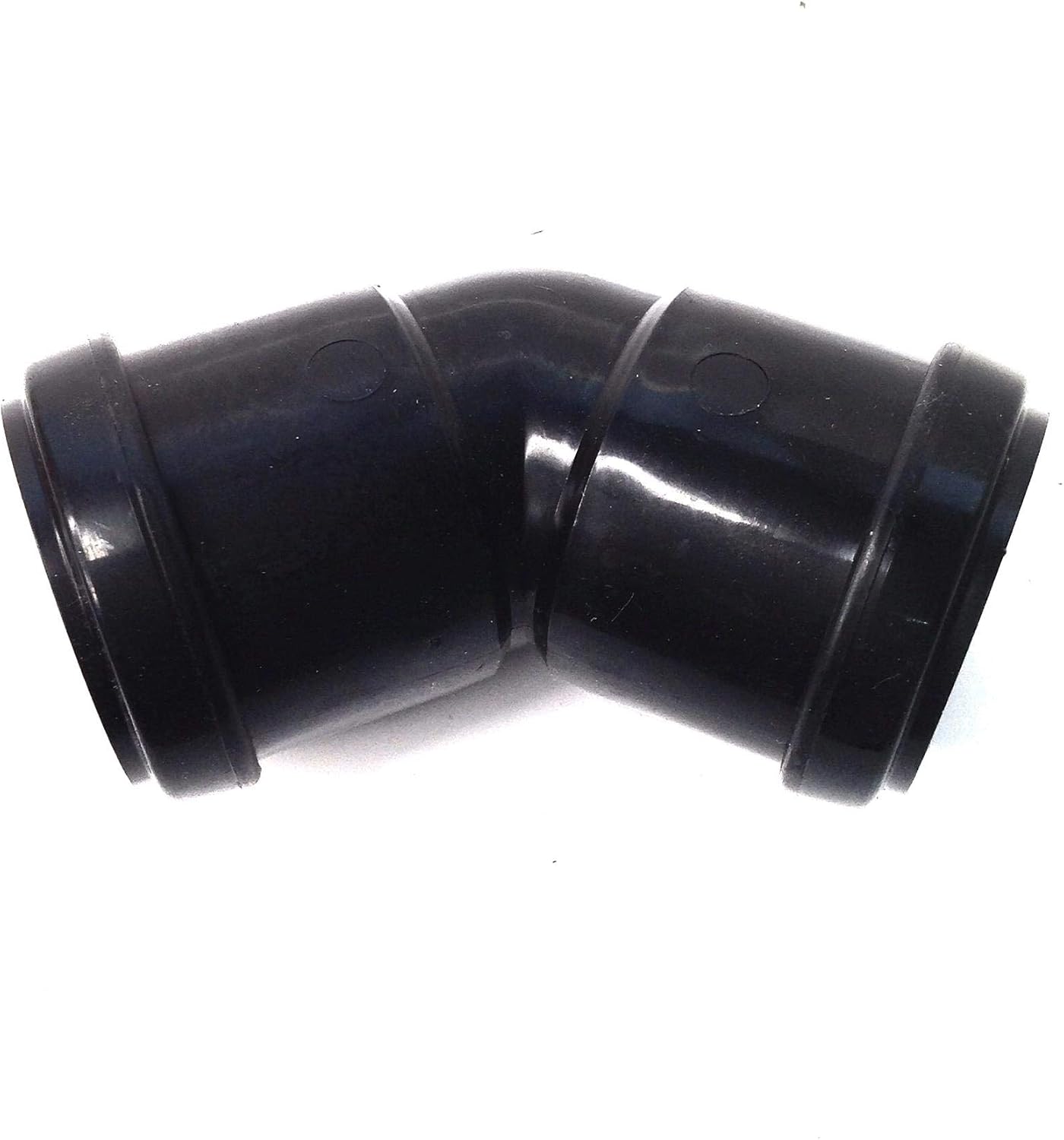 FLOPLAST 40mm Black Pushfit 135 Degree Waste Pipe Bend - Pack of 2 - Image 5