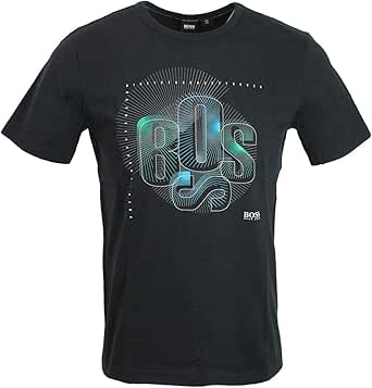 hugo boss plain black t shirt