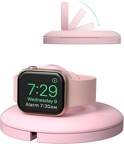 Amazon Pzoz Apple Watch 充電スタンド Apple Watch Series 6 5 4 3 2 1 シリコン 充電 クレードル ドック 収納 アップルウォッチ 44mm 42mm 40mm 38mm シリーズ 全機種対応 ピンク スマートウォッチアクセサリ 通販