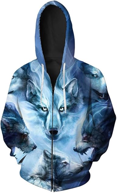 wolf jacket with hood