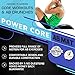 Epitomie Fitness Power Core Ab Mat – Portable Back Support Sit Up Pad – No Slip Ab Mats for Sit Ups & Crunches - 12x14.5x2.75” Abmat Sit Up Mat (Blue)