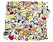 160pcs Car Motorcycle Bicycle Skateboard Laptop Luggage Vinyl Sticker Graffiti Luggage Decals Bumper Stickers, 100 Colorful and 60 Black and White Random Music Film Vinyl Guitar Sticker