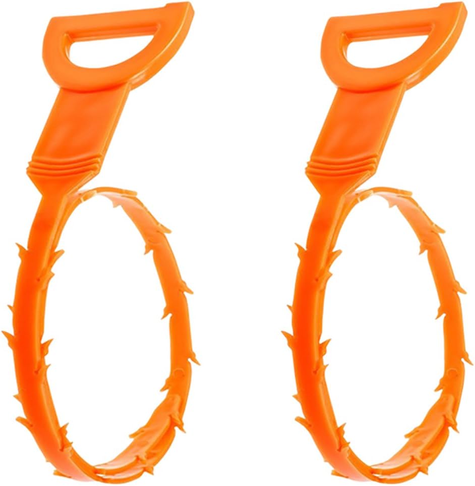 Drain & Sink Block Removing Snake Brushes for Home by Kotini (Set of 2)