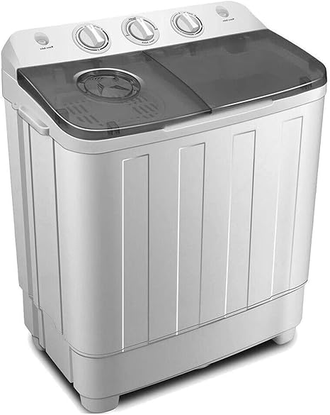 Amazon Co Jp ポータブル洗濯機スピンドライヤーコンパクトツイン耐久性のある頑丈な頑丈な多目的17ポンド容量コンボランドリー洗濯機ホーム アパートメントホテル ホーム キッチン