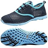 Aleader Women's Quick Drying Aqua Water Shoes Blue 11 D(M) US/FR 42