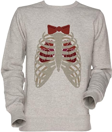 Vendax Zeit Herr haben Zwei Herzen Unisex Herren Damen Jumper Sweatshirt Grau Men's Women's Jumper Grey