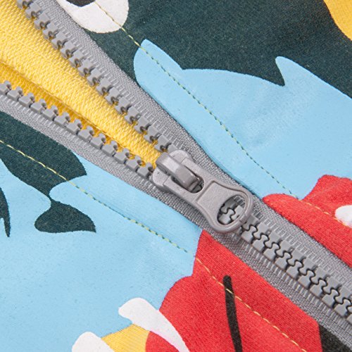 CM-Kid Little Boys Dinosaur Jacket Baby Toddler Zipper Hoodie Jackets Outwear 1-6T
