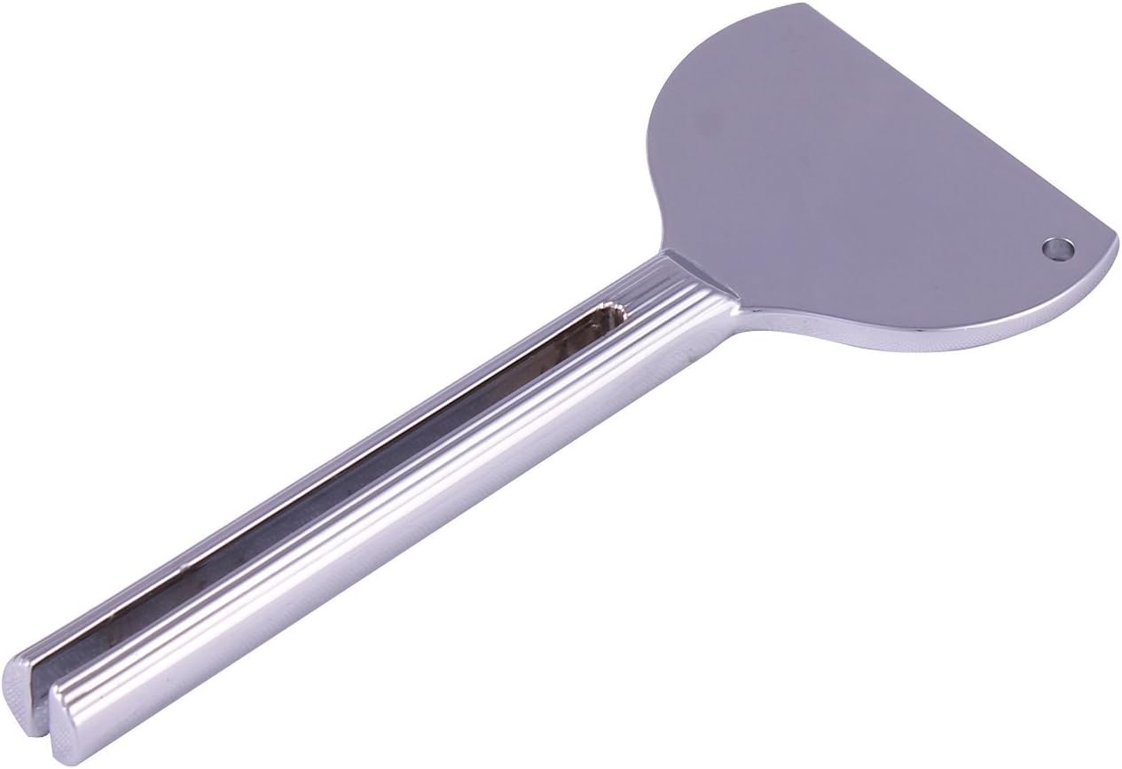 PERFEHAIR 5-Piece Metal Tube Squeezer Keys Set, Toothpaste Roller and Hair Dye Dispenser Tool, Silver, Pack of 5 - Image 4